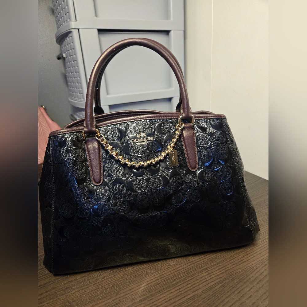 Coach Black Satchel